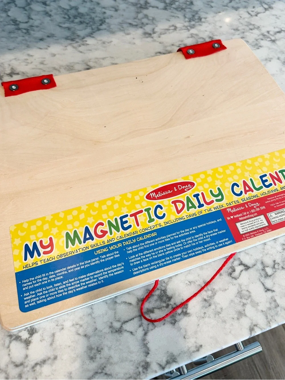 Melissa & Doug Magnetic Daily Calendar Board